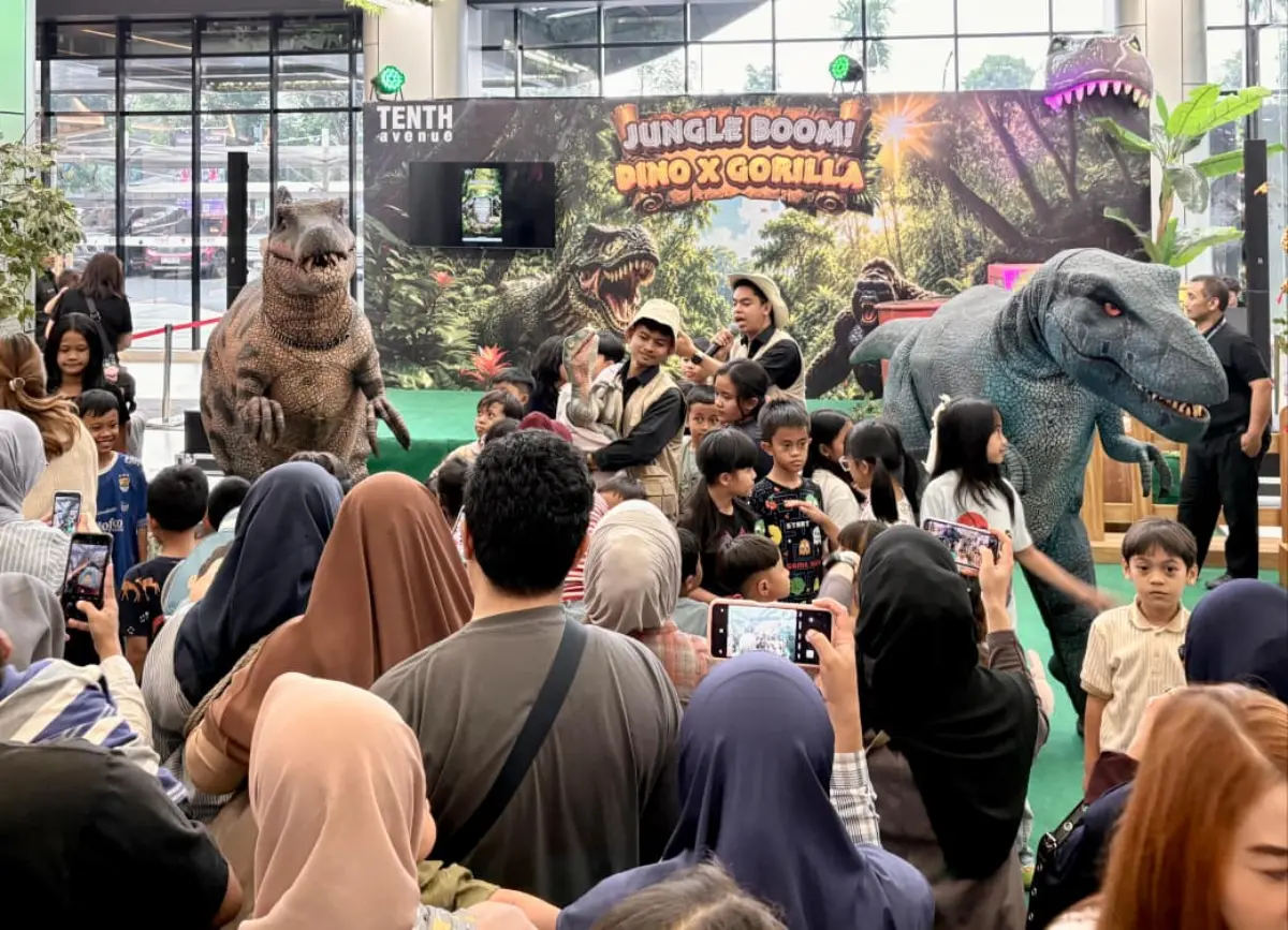 Tenth Avenue Mall Bandung Hadirkan Petualangan Dinosaurus dan Gorila Gratis untuk Keluarga – jabarekspres.com