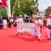 Ribuan warga dari 40 kecamatan, 416 desa, dan 19 kelurahan memadati Lapangan Tegar Beriman, Kabupaten Bogor