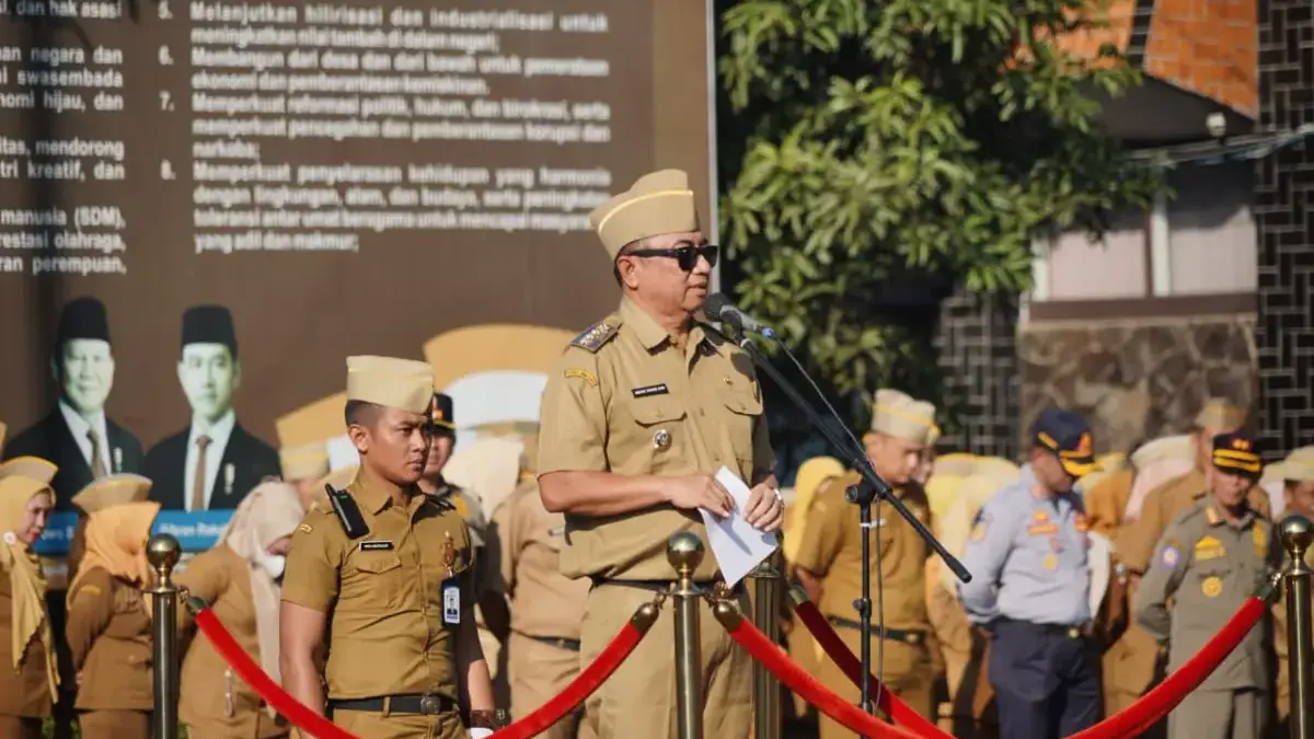 Peringatan HANI 2026 Perkuat Komitmen Lindungi Generasi Muda dari Bahaya Narkoba Bupati Garut, Abdusy Syakur Amin, pimpin Apel Gabungan dalam rangka memperingati Hari Anti Narkotika Internasi