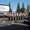 Upacara Kenaikan Pangkat digelar di Lapangan Hitam Mapolres Tasikmalaya, Selasa (30/6/2026).