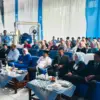 Perumdam Tirta Anom Kota Banjar bersama jajaran Pemkot saat merayakan hari jadi ke 22 tahun, Rabu (24/6/2026).