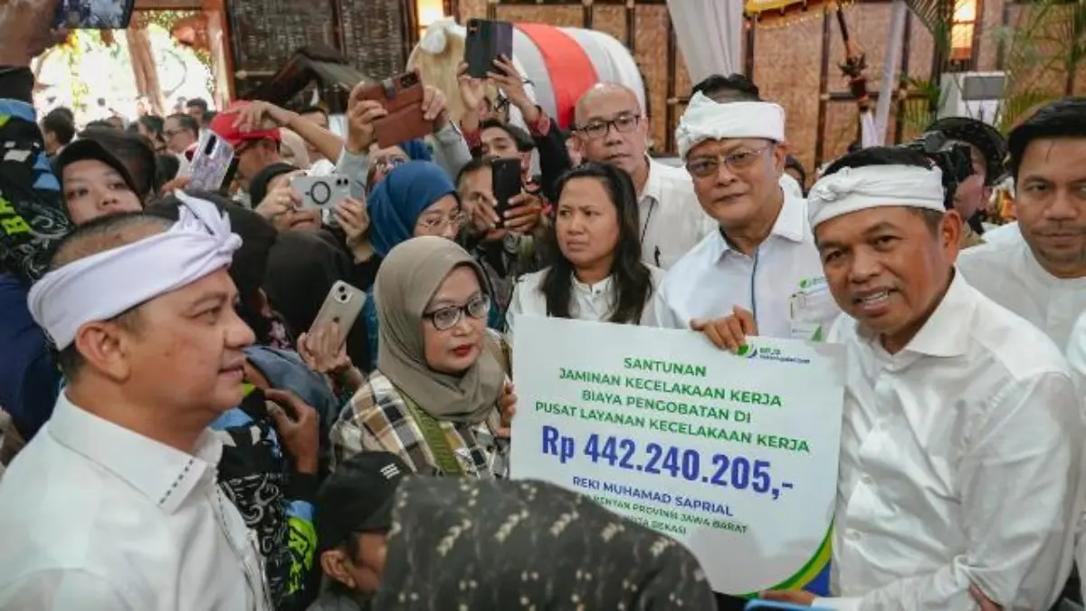Lindungi Pekerja Rentan, BPJS Ketenagakerjaan dan Pemprov Jabar Salurkan Rp49,3 Miliar BPJS Ketenagakerjaan