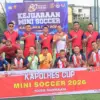 Laga memepertemukan Pokja Wartawan Vs Perwira FC