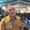 Wabup Tasikmalaya Asep Sopari Al Ayubi saat dimintai keterangan oleh media