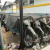 Segel Kejagung Melilit Erat Ribuan Motor Listrik BGN Senilai 1,3 Triliun di Sentul Bogor. FOTO: Dzihar/Jabar E