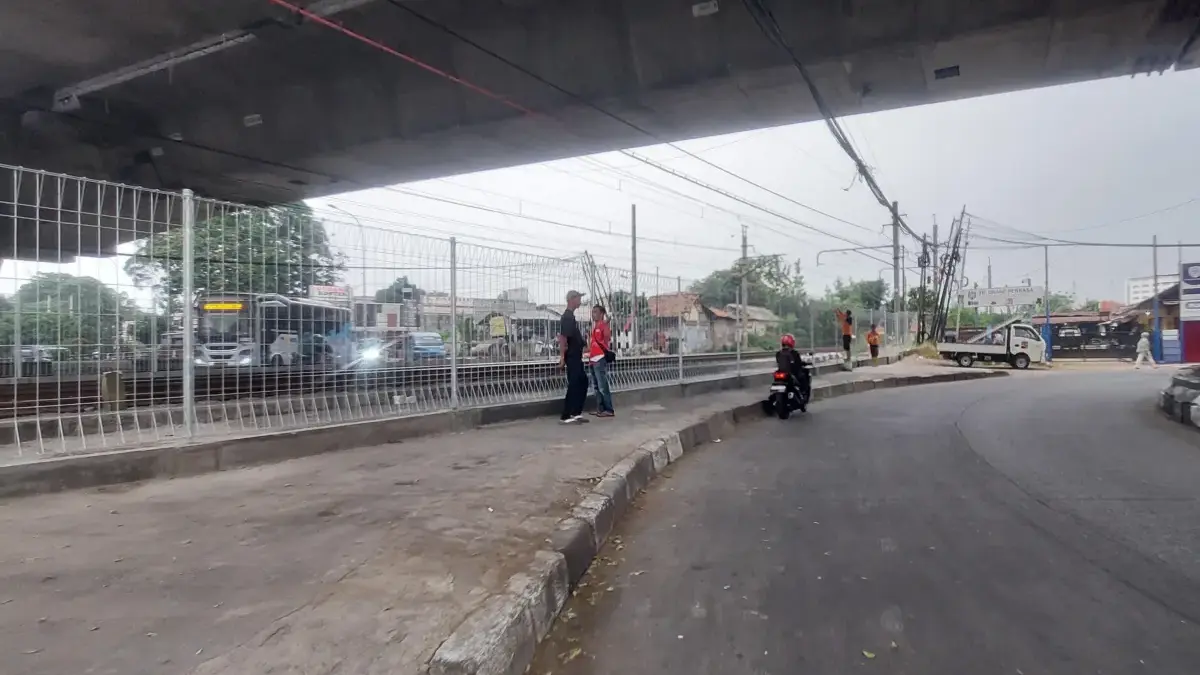 Usai Dipagari, Trotoar di Sekitar Rel KH Sholeh Iskandar Bogor Bakal Jadi Taman Guna Cegah PKL 