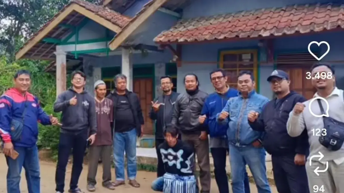 Ist. Tangkap layar unggahan sosial media tim Resmob Polrestabes Bandung saat berhasil mengamankan pelaku penge