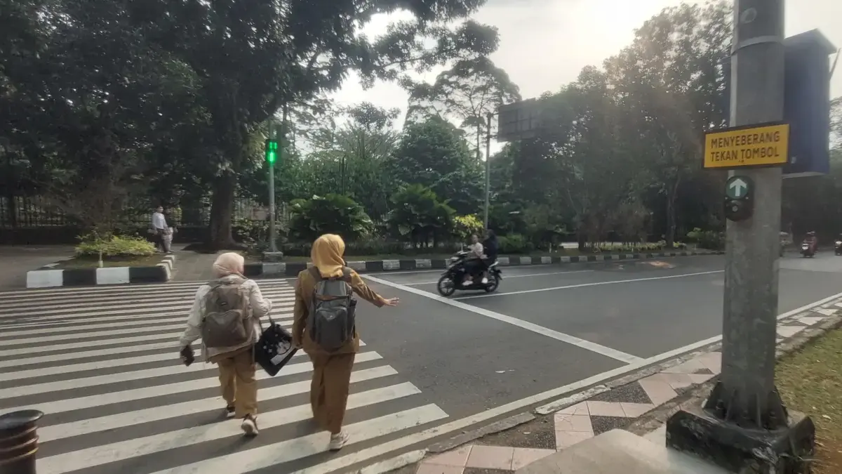 Pelican crossing di Jalan Jalak Harupat, Kecamatan Bogor Tengah, Kota Bogor. Foto: Sekar Andini