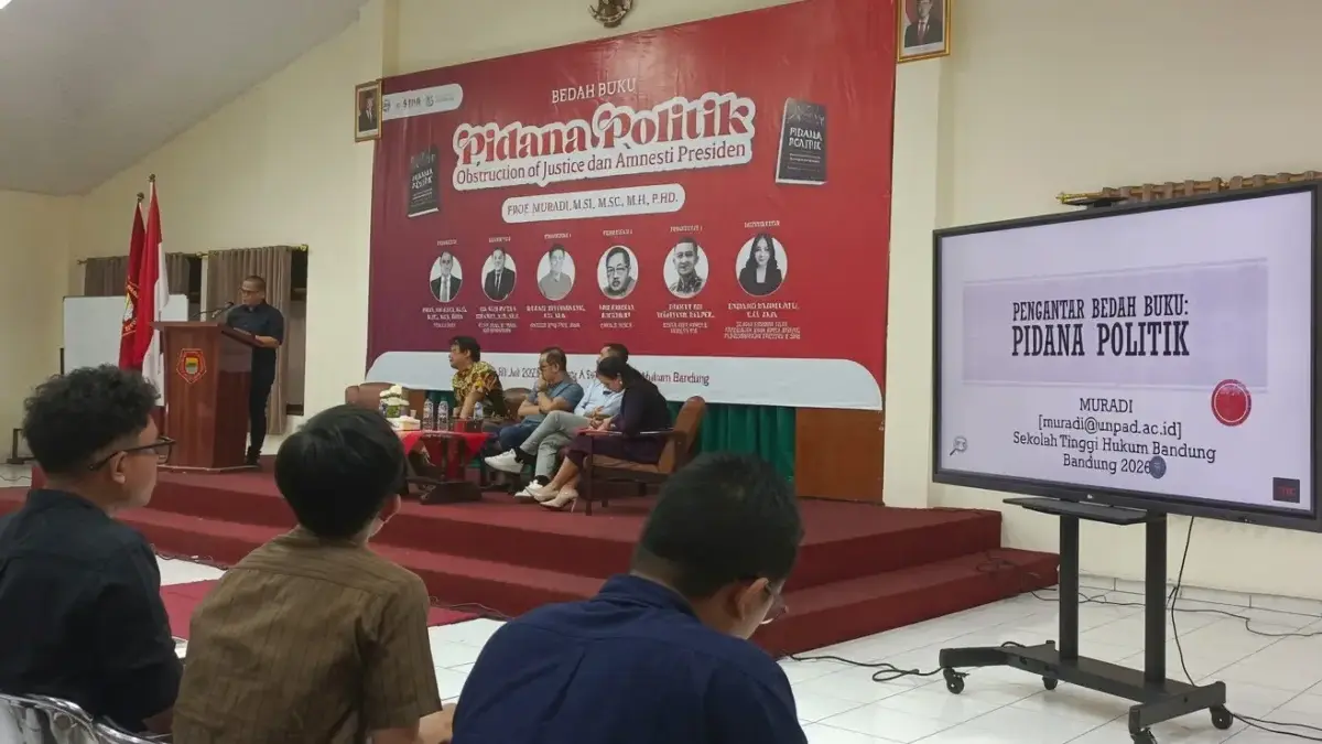 Bedah Buku Muradi: Obstruction of Justice Bisa Jadi Alat Politik bedah buku