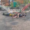2 Warga Tewas Saat Turunkan Tower di Perkantoran