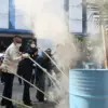 Dok. BNNP Jabar saat lakukan pemusnahan barang bukti sepanjang semester I 2026. Kamis, (9/7). Foto. Sandi Nugr