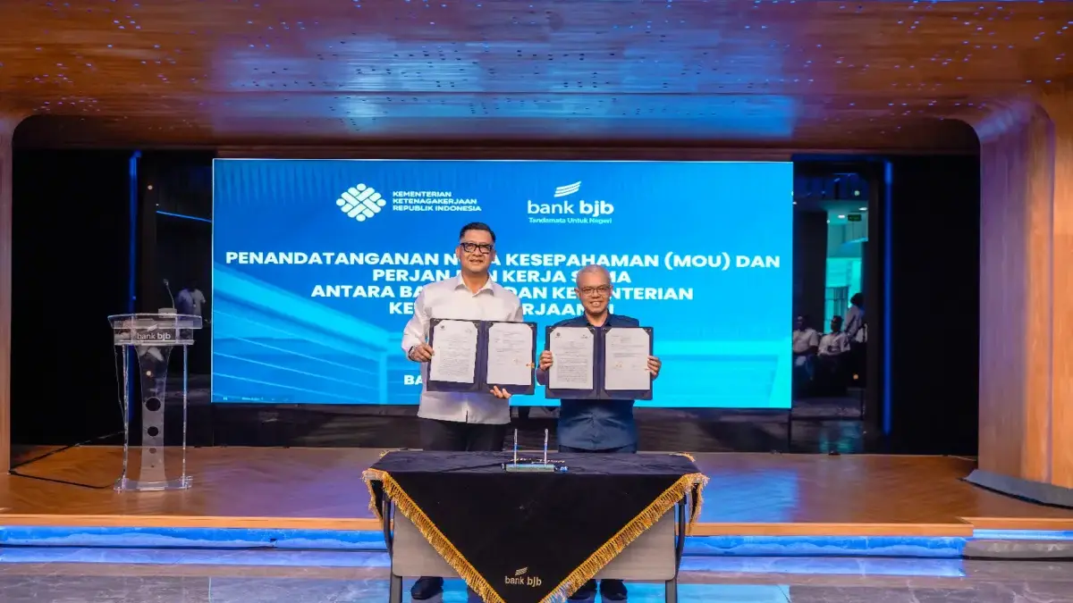 bank bjb dan Kementerian Ketenagakerjaan Perkuat Sinergi Tingkatkan Kompetensi SDM Nasional MoU bjb