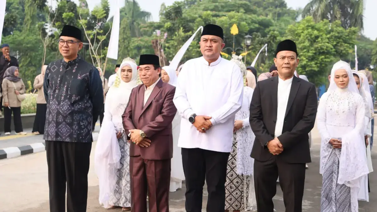 Bupati Bogor dan Kemenag Gelar Nikah Massal, Perkuat Ketahanan Keluarga dan Bangun Generasi Berkualitas Bupati Bogor dan Kemenag Gelar Nikah Massal, Perkuat Ketahanan Keluarga dan Bangun Generasi Berkualitas