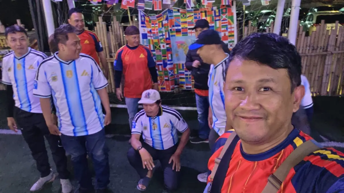 Jitu! Wartawan Metro TV Iwan Gumilar Tebak Skor Tepat 1-0 Nobar piala dunia