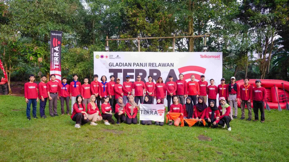 Telkomsel Perkuat Kesiapsiagaan Bencana Lewat Gladian PANJI TERRA, Cetak Relawan Muda yang Tangguh