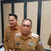 Wali Kota Cimahi, Ngatiyana dalam konferensi pers mengenai rebranding RSUD Cibabat di Aula Gedung B Pemerintah