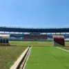 Kondisi saat ini Stadion Si Jalak Harupat Kabupaten Bandung yang rencananya akan digunakan sebagai Venue perta