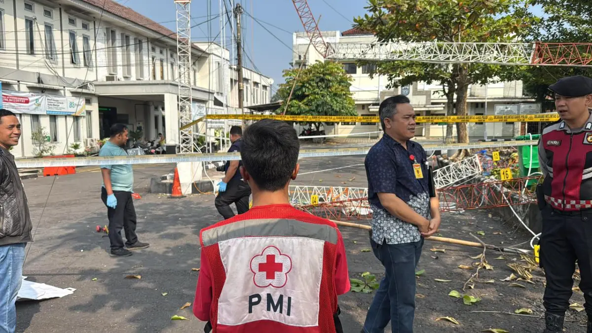 Tragedi Tower Maut di Banjar, Polisi Periksa 5 Saksi Tragedi Tower Maut di Banjar, Polisi Periksa 5 Saksi