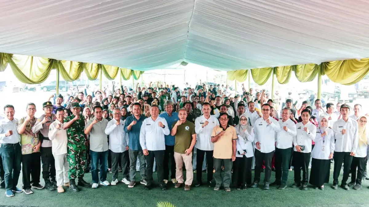 Rangkaian peringatan Hari Krida Pertanian (HKP) Ke-54 tingkat Kabupaten Ciamis resmi ditutup di Lapang Desa Su