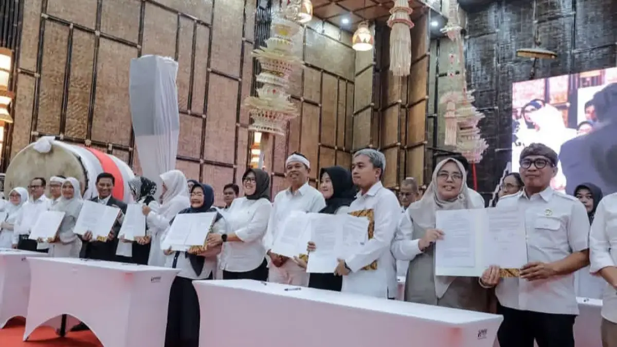 32 Siswa Batal Daftar Ulang di SMA Al Kenzie, Program SSK Pemprov Dipertanyakan MoU antara Pemprov dengan Sekolah Swasta beberapa waktu lalu (dok Disdik Jabar)