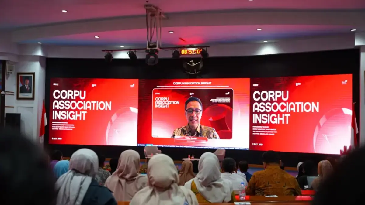 Telkom CorpU Dorong Transformasi Talenta melalui Forum CorpU Association Insight Direktur Human Capital Management Telkom Willy Saelan menyampaikan keynote speech secara daring pada forum Cor