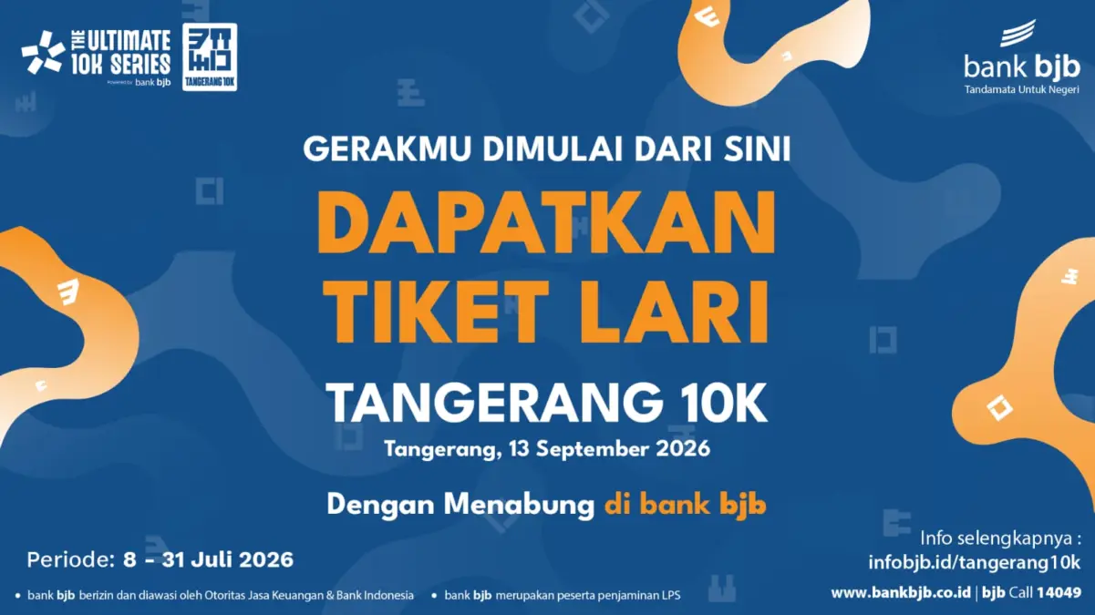 Begini Cara Mudah Anti Ribet Dapat Tiket Lari Tangerang 10K Begini Cara Mudah Anti Ribet Dapat Tiket Lari Tangerang 10K