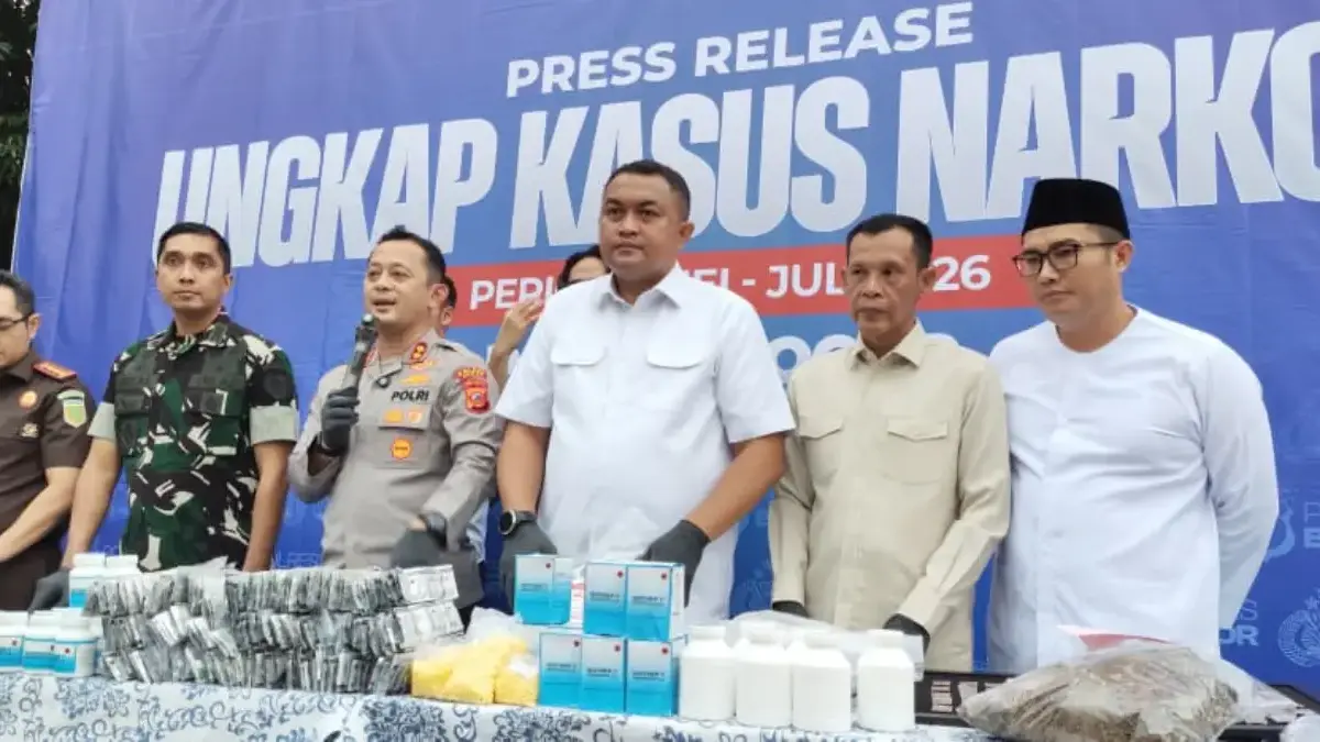 Polres Bogor Sita 65 Cartridge Etomidat Siap Edar, Bongkar Peredaran Narkoba Varian Baru Polres Bogor Sita 65 Cartridge Etomidat Siap Edar, Bongkar Peredaran Narkoba Varian Baru