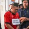 Dok. Tersangka Taufik Hidayat saat menggelar rekonstruksi di Mapolda Jabar. Foto Dimas Jabar ekspres.
