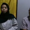 MN (23) saat tiba di kediamannya pada Selasa (21/7). Dok Jabar Ekspres/Suwitno
