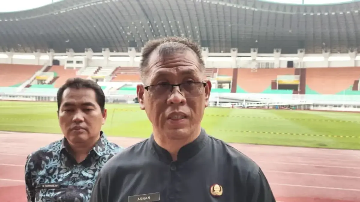 Dispora Kabupaten Bogor Pastikan Stadion Pakansari Siap, Kapasitas Penonton Timnas Dibatasi 27 Ribu Dua hari menjelang laga Timnas Indonesia melawan Kamboja Kepala Dinas Pemuda dan Olahraga (Dispora) Kabupaten