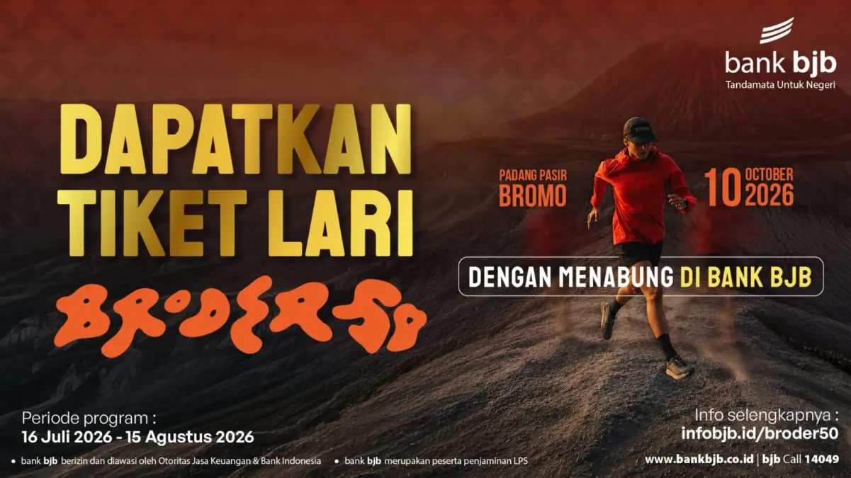 Buka Tabungan di bank bjb, Raih Kesempatan Berlari di BRODER50 2026