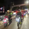 Ratusan Komunitas Honda Vario Ramaikan Vario Evo160 Night Ride di Bandung