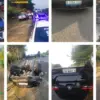 Kecelakaan lalu lintas terjadi di Ruas Tol Jagorawi KM 39+600 A arah Bogor, Rabu (29/7/2026) sekitar pukul 07.