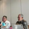 Dok. Dirut Bank Muamalat, Imam Teguh Saptono (kanan) dan perwakilan BPKH (kiri) saat memaparkan kinerja kolabo