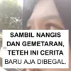 Ist. Tangkap layar unggahan sosial media seorang wanita di bandung mengaku menjadi korban Begal. Dok. Istimewa