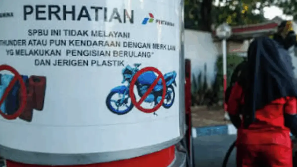 Viral Suzuki Thunder Dilarang Isi BBM di SPBU, Pertamina Buka Suara Viral Suzuki Thunder Dilarang Isi BBM di SPBU, Pertamina Buka Suara