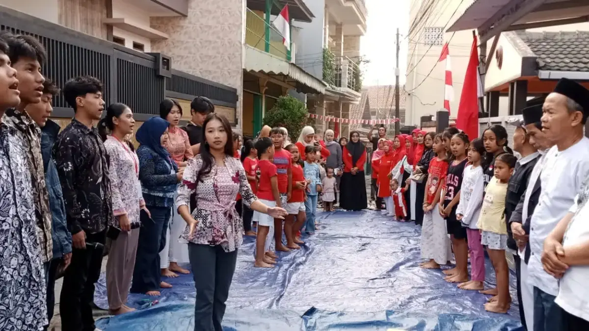 HUT ke-81 RI, Warga RW 2 Karangmekar Satukan Lintas Generasi dalam Doa dan dan Jaga Lingkungan Tetap Guyub