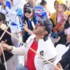 DPD Partai Demokrat Jawa Barat menggelar Lomba Rakyat di Sport Jabar Arcamanik, Kota Bandung, Minggu (2382026