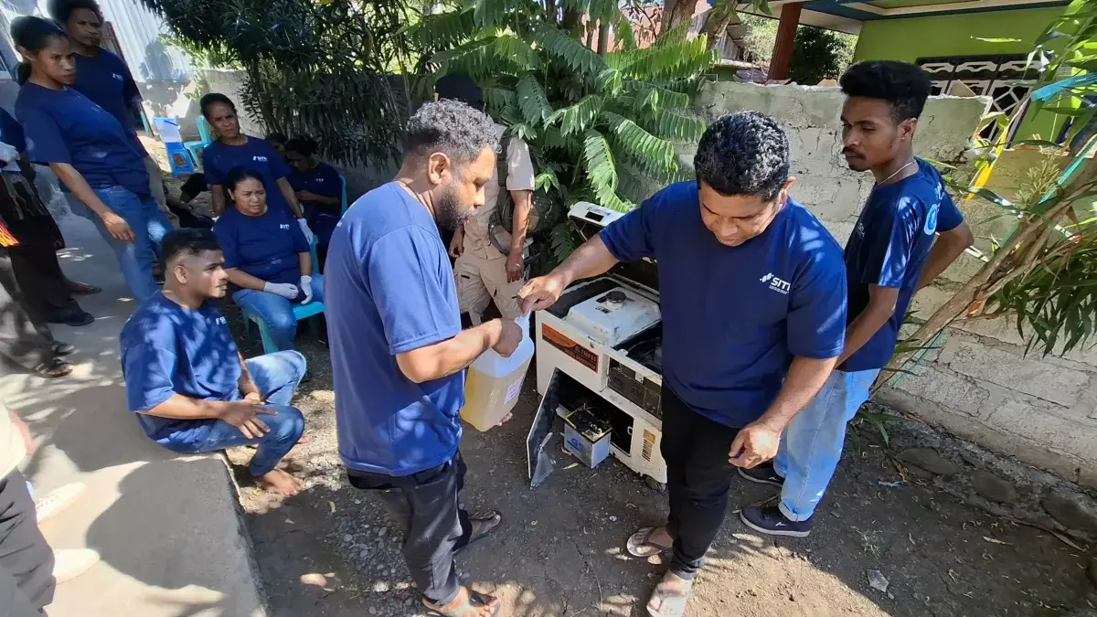 SITH ITB Uji Coba Biodiesel dari Kemiri Afkir Bersama UMKM di Alor kemiri afkir