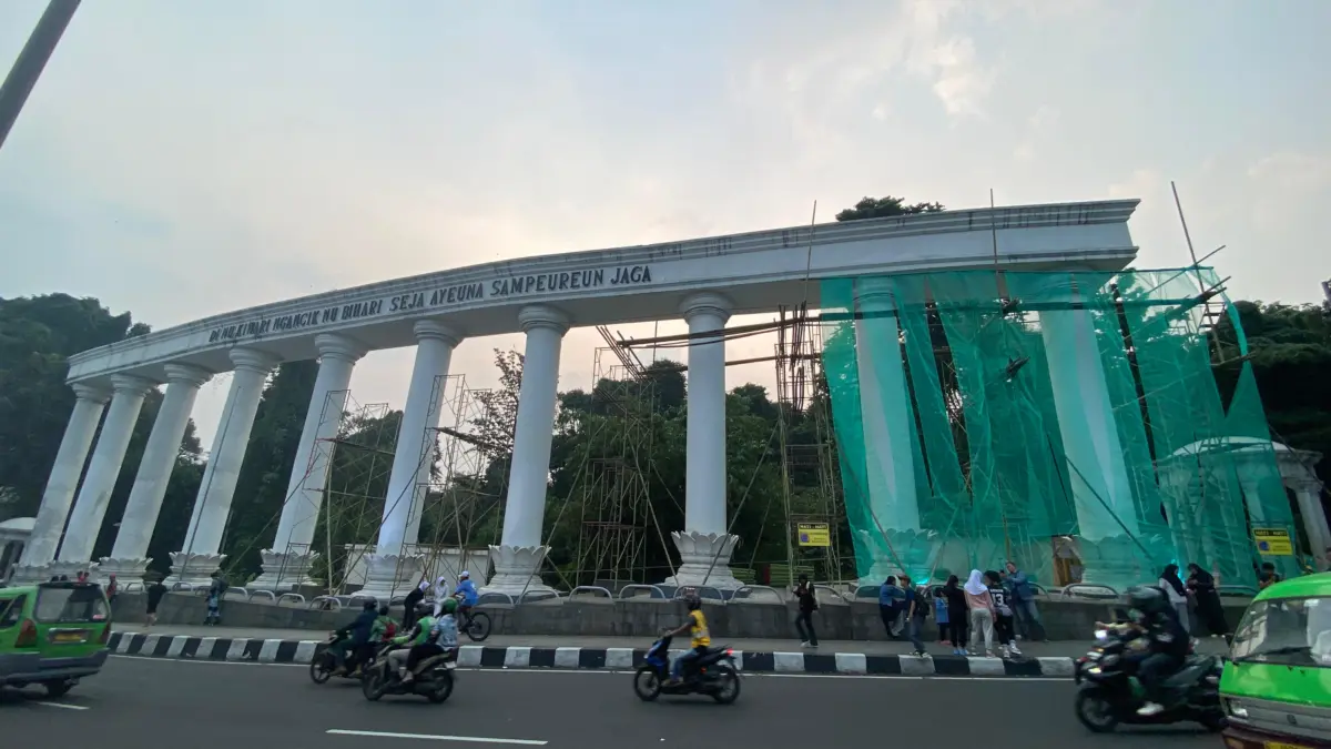Pemeliharaan Tepas Lawang Salapan Kota Bogor Ditarget Rampung 16 Agustus, Siap Sambut HUT ke-81 RI