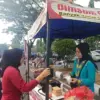 Suasana Car Free Day (CFD) Tegar Beriman, Kabupaten Bogor, pada Minggu (2/8) tampak berbeda dari biasanya