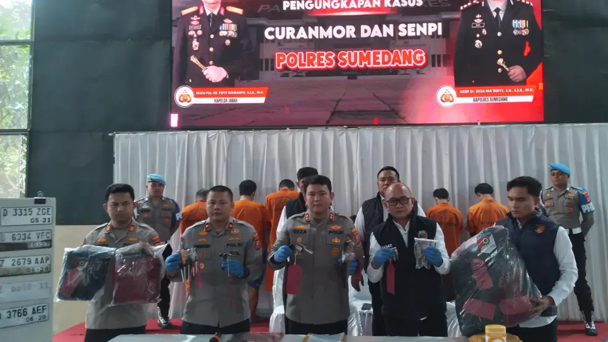 Ini Identitas Komplotan Lampung Pencuri Motor di Sumedang yang Berhasil Ditangkap Polisi, 2 Masih DPO 