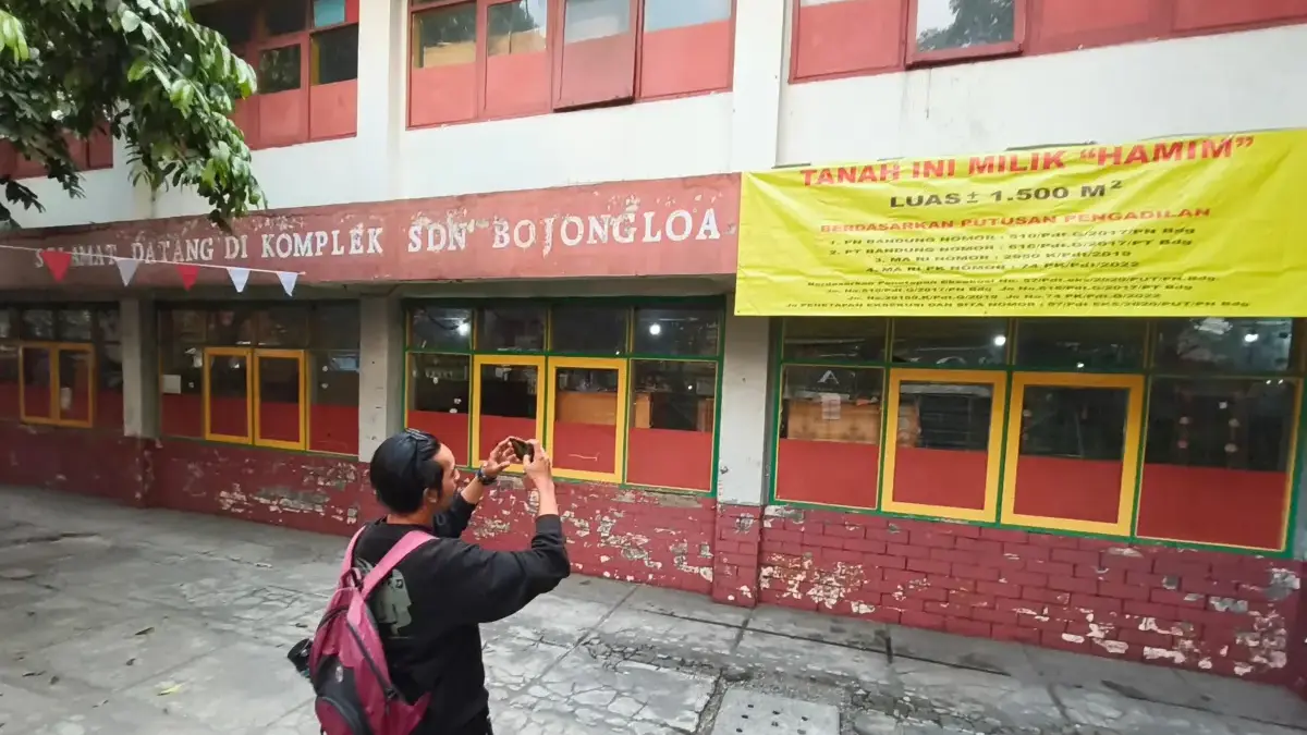 Gerbang SDN 026 Cibaduyut Kidul Sempat Dikunci Ahli Waris, Kegiatan Belajar Mengajar Diliburkan Sehari
