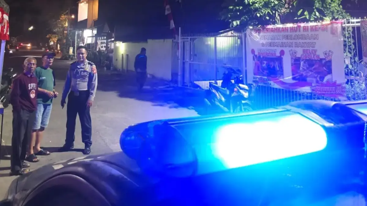 Polsek Cimahi Selatan Perketat Patroli Malam di Sejumlah Titik Rawan Geng Motor Patroli malam