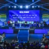 Persib Bandung memperkenalkan sponsor untuk mengarungi kompetisi 2026/2027 di GOR Bandung Arena, Selasa (25/8/