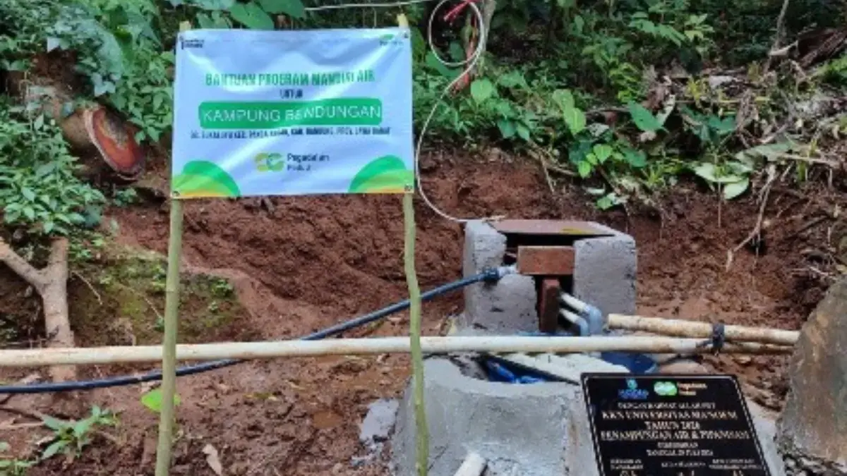 Atasi Krisis Air Akibat Kemarau, Pegadaian Jabar Revitalisasi Sanitasi Warga Pangalengan PT Pegadaian
