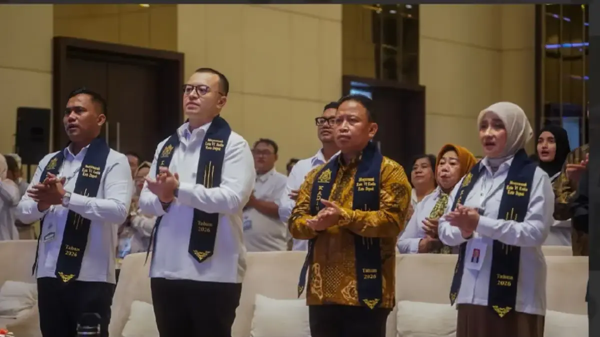 Penyelenggaraan Musyawarah Kota ( Mukota ) Kamar Dagang dan Industri ( Kadin ) Kota Depok resmi berakhir denga