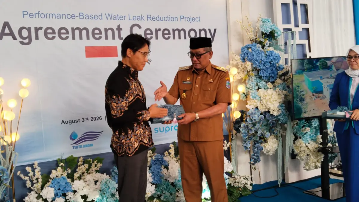 Gandeng Perusahaan Korea, Perumda Tirta Anom Targetkan Tekan Kebocoran Air hingga 20 Persen dalam Tiga Tahun