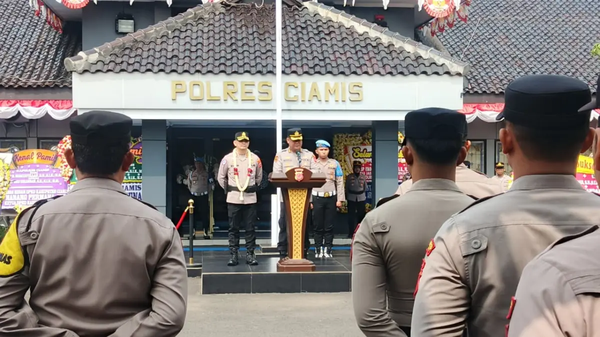 Kapolres Ciamis Berganti, AKBP Hidayatullah Pindah Tugas, AKBP Eko Iskandar Siap Lanjutkan Prestasi