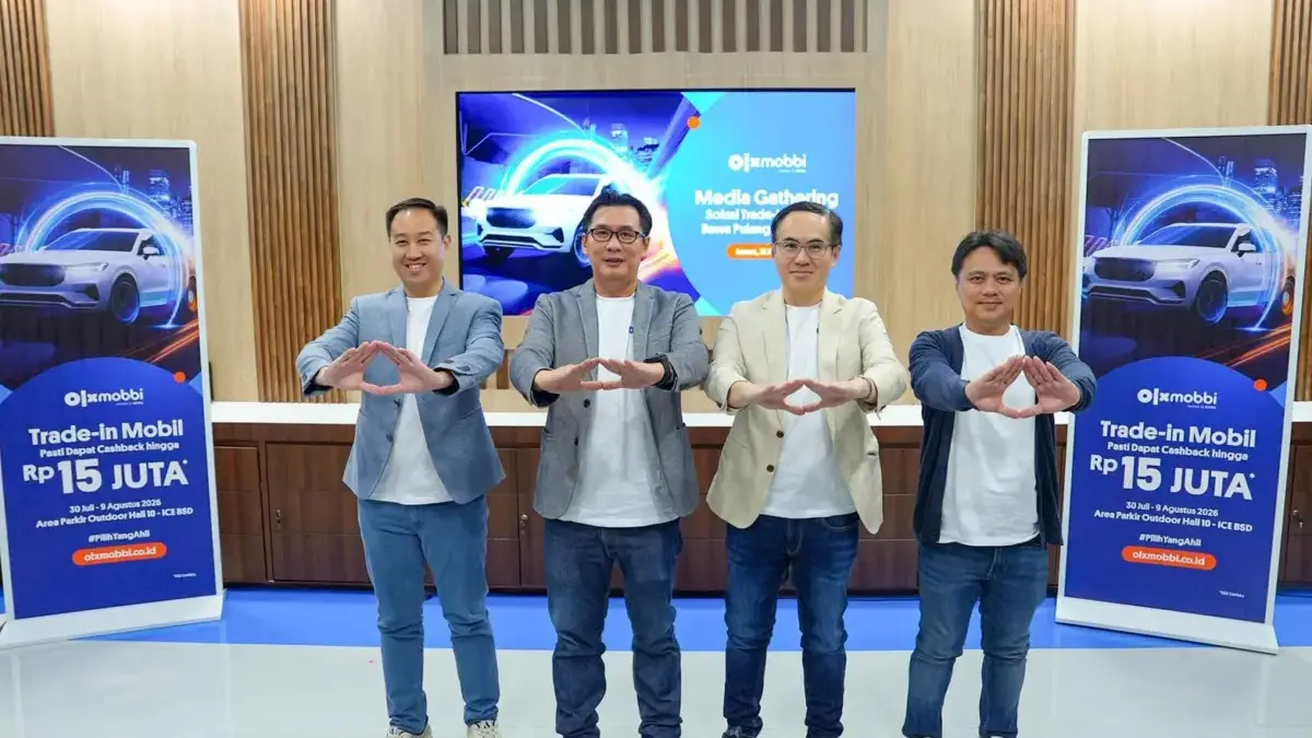 OLXmobbi Permudah Upgrade Mobil di GIIAS 2026, Siapkan Cashback hingga Rp35 Juta dan Layanan Trade-in OLXmobbi Permudah Upgrade Mobil di GIIAS 2026, Siapkan Cashback hingga Rp35 Juta dan Layanan Trade-in Bebas Ri